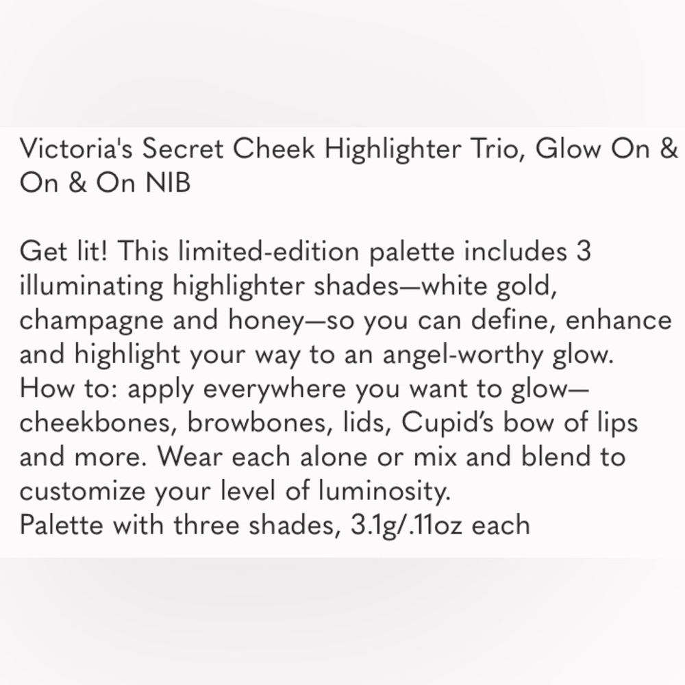 Victoria’s Secret rare & htf Glow makeup bundle NWT - Picture 7 of 14